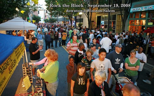 Rock the Block - Downtown Winston-Salem